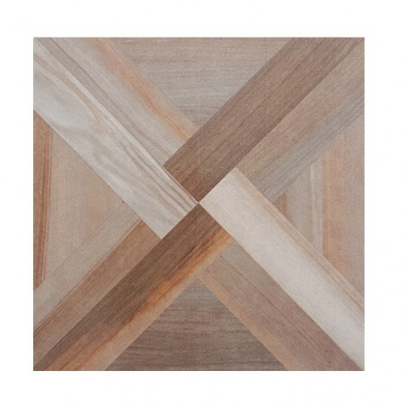 Caja ceramica Entramada marron 35 x 35cm 1ra calidad Lourdes