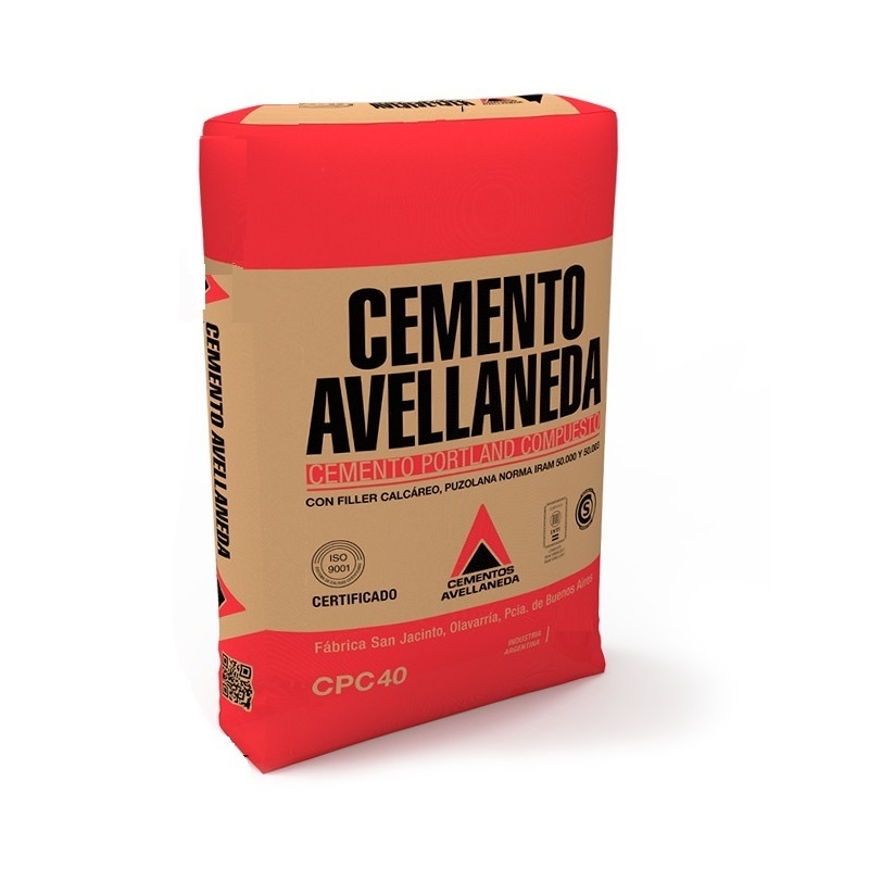 bolsa cemento avellaneda 25 kg