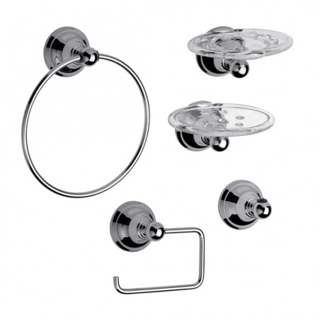 Juego de 5 accesorios para baño 0179.05/B2 Newport FV