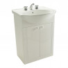 Mueble 60cm blanco y lavatorio 3 agujeros Mahler Roca
