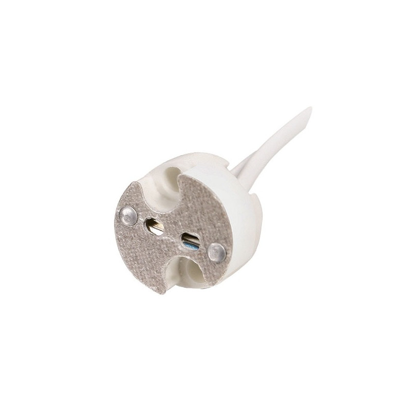 Zocalo ceramico para lampara dicroica bi pin