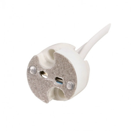 Zocalo ceramico para lampara dicroica bi pin