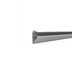 Perfil moldura blanco 10 mm x 3 mts