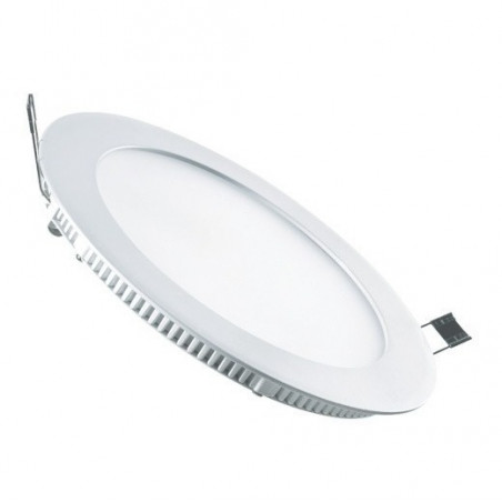 Panel LED embutir 6W redondo 120 luz fria NOVA