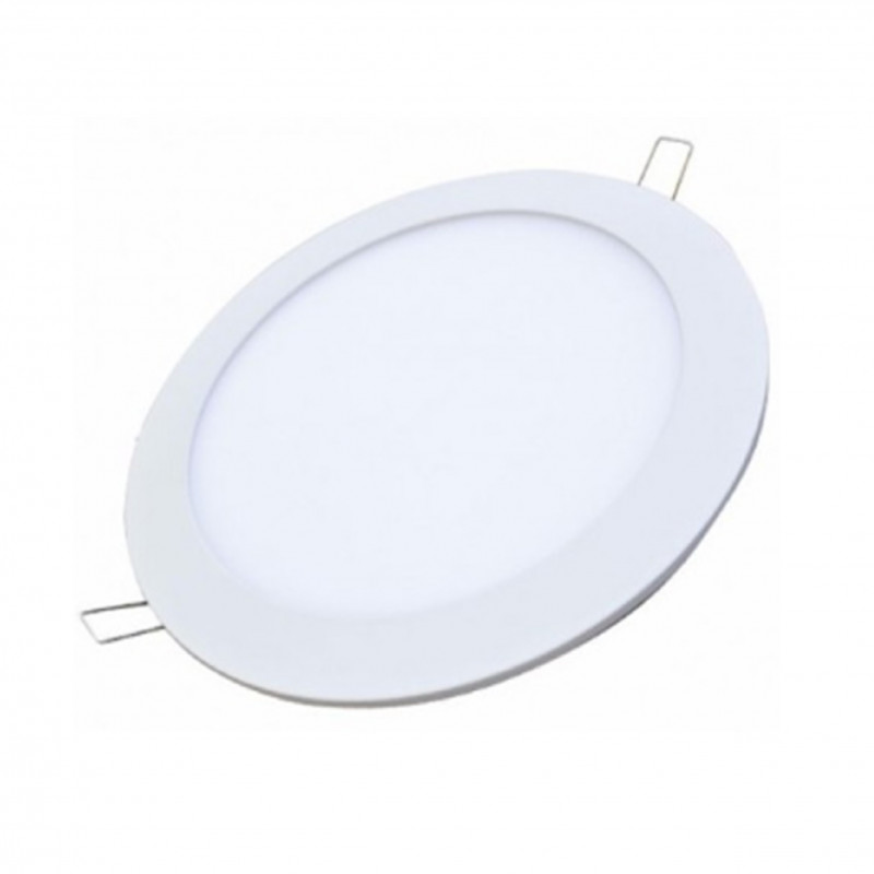 Plafon LED embutir redondo 6W Luz Fria Etheos