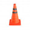 Cono de demarcación vial plegable naranja 45cm Kushiro