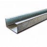 perfil C electrozincado 100 x 40mm espesor 1.6mm 12 mts