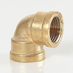 codo bronce hembra hembra 1/2"