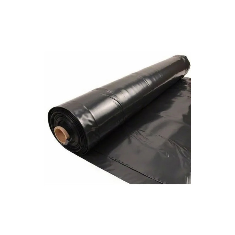Metro film polietileno negro 100 micrones 4 mts