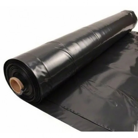 Metro film polietileno negro 100 micrones 4 mts