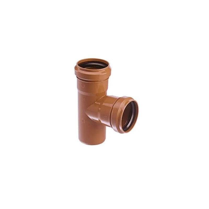 Ramal simple 90º MH 63 mm