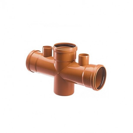 Ramal doble con ventilacion 110 mm