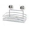 repisa rack simple cromado con sopapa