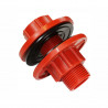 Adaptador brida tanque 1 1/2" polipropileno