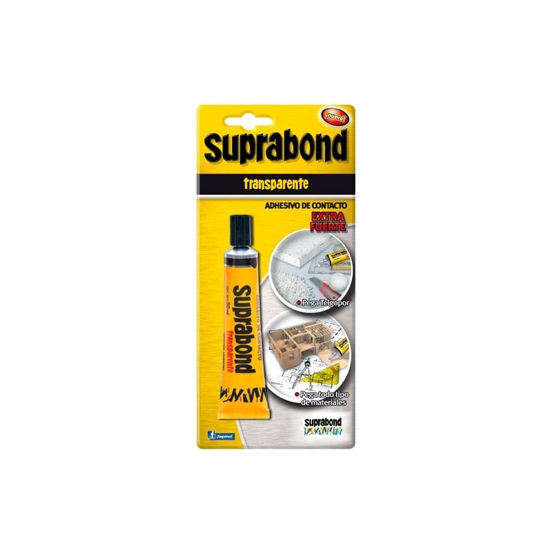 Adhesivo de contacto transparente 50 ml Suprabond
