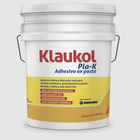 Adhesivo Pla-K Pasta 25 Kg Klaukol