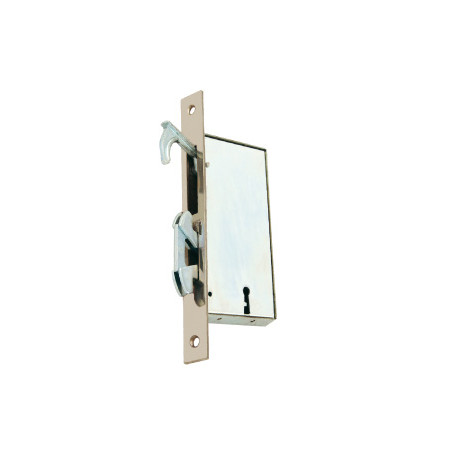Cerradura puerta corrediza zincada