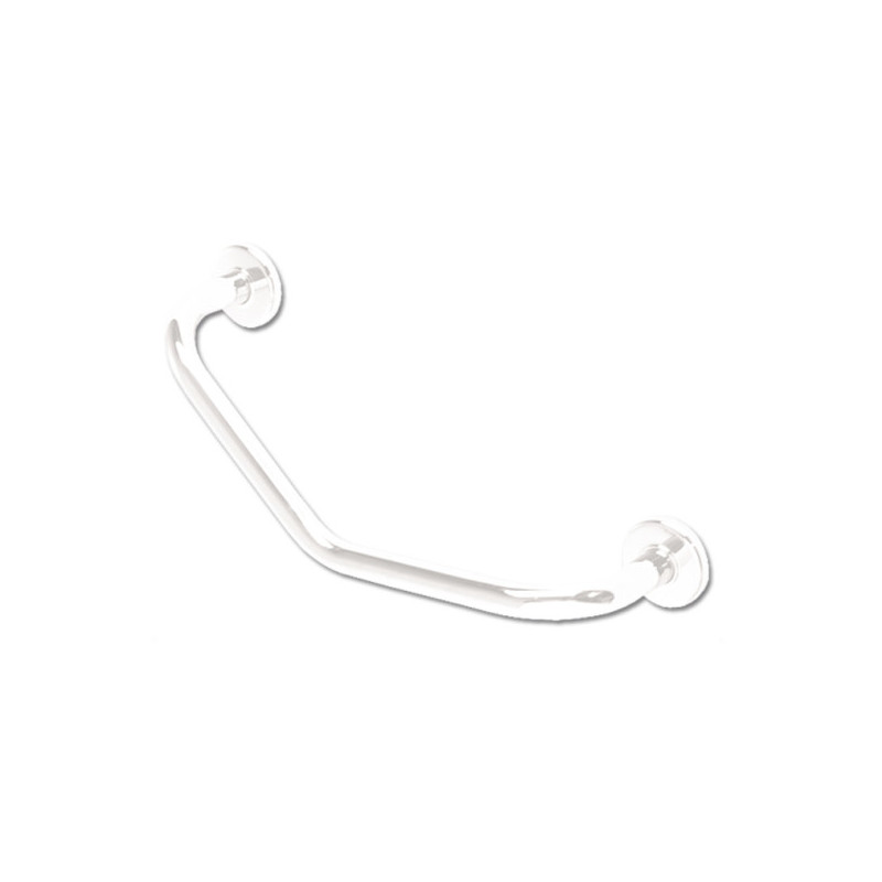 Agarradera curva 135º 45cm blanco D'Accord