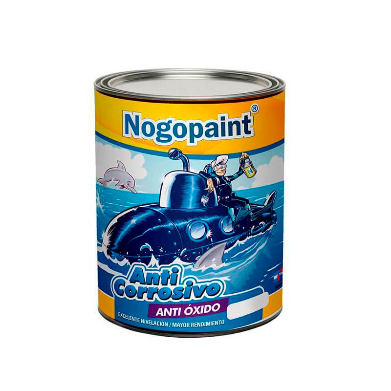 Antioxido anticorrosivo 1 lt aluminio Nogopaint