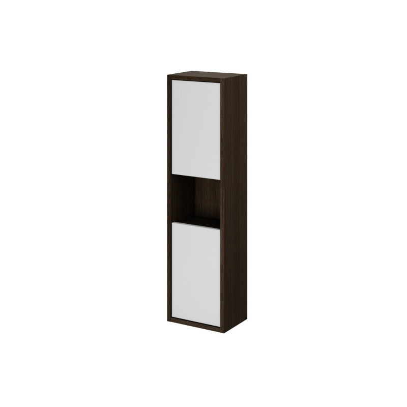 Armario colgante 28 cm Desir wengue y blanco Buona