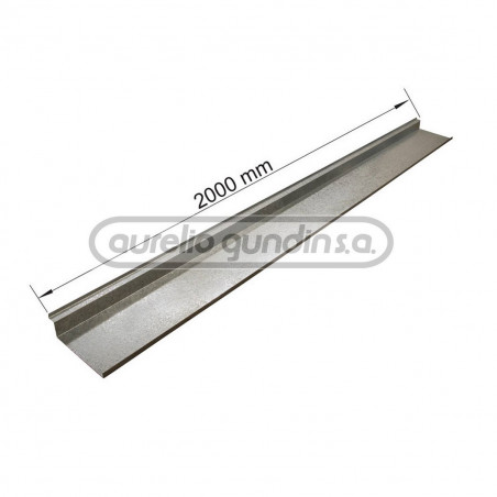 Babeta bajo teja 30cm chapa galvanizada
