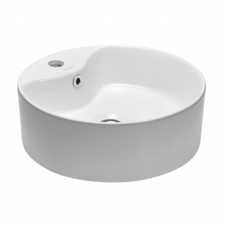 bacha loza circular 415mm 1 agujero Peirano