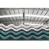 Chapa plastica sinusoidal verde 1.10 x 5 mts