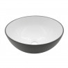Bacha eclipse 360 x 115 mm blanco brillante y negro satinado