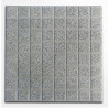 M2 baldosa pulida 40 x 40cm adoquin recto gris con negro
