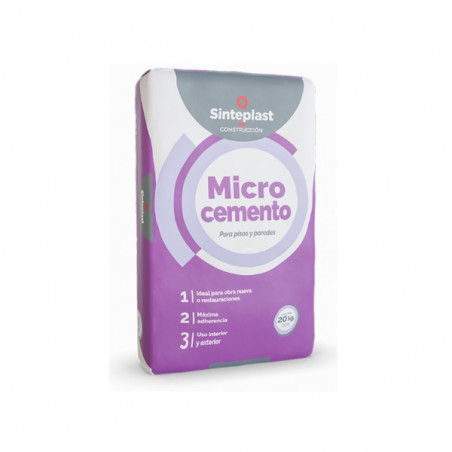 Base niveladora para microcemento 20 kg Sinteplast