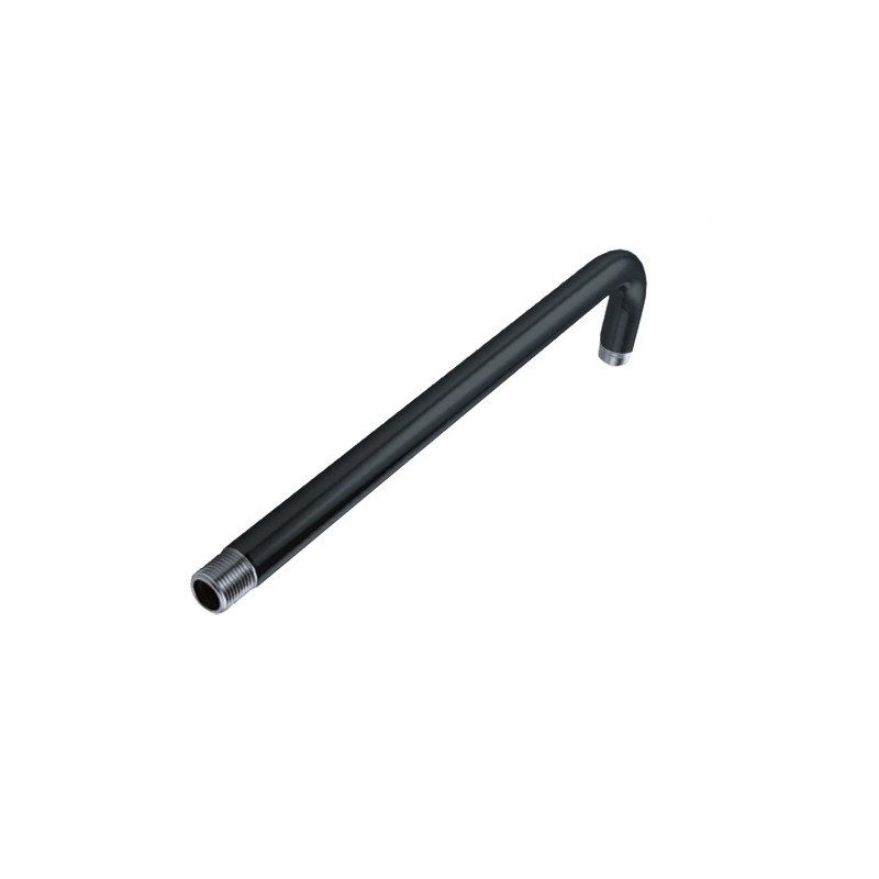 Brazo de ducha 30 cm 90º negro Mozart