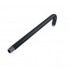 Brazo de ducha 30 cm 90º negro Mozart