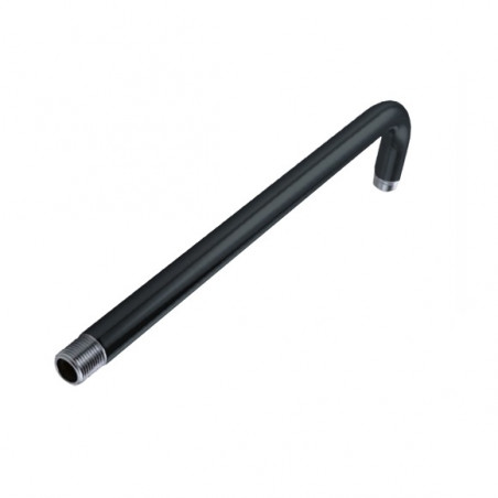 Brazo de ducha 35 cm 90º negro Mozart