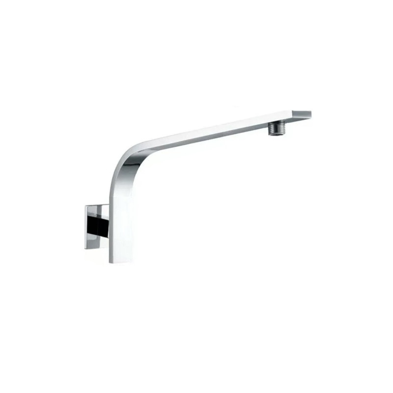 Brazo de ducha rectangular 42 cm curvo Mozart