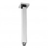 Brazo de ducha vertical rectangular 20 cm cromado Mozart