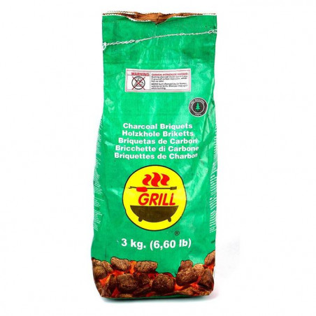 Briquetas de carbón 3 kg