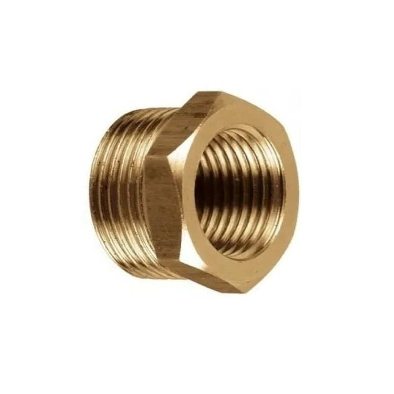 Buje reduccion bronce 1/2" a 3/8"