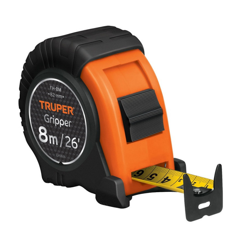 Cinta metrica 25mm Gripper 8mts Truper
